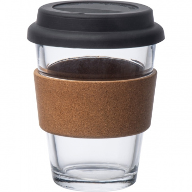 Logo trade business gifts image of: Glass drinking cup WROCŁAW 350ml