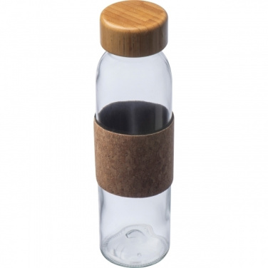 Logo trade advertising product photo of: Glass bottle SKOPJE 500 ml