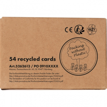 Logotrade promotional gift image of: Playing cards NEW CASTLE