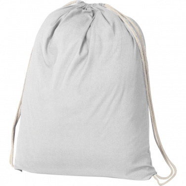Logo trade promotional merchandise photo of: Cotton gym bag BUDAPEST