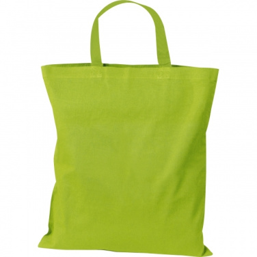 Logotrade advertising product picture of: Cotton bag with short handles BREGENZ