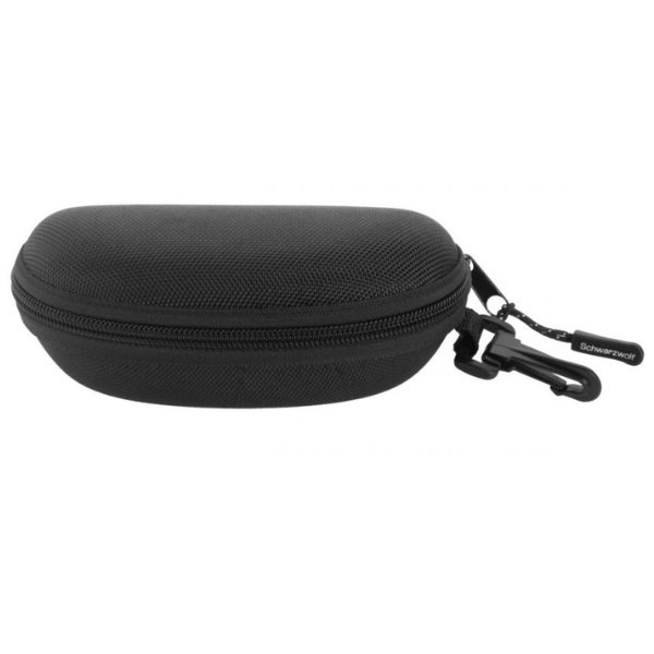 Logo trade promotional items image of: Case for sunglasses ARKANSAS Schwarzwolf