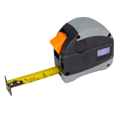 Logo trade advertising products image of: Laser tape measure, RLM62001