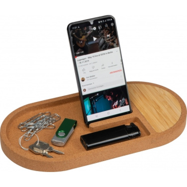 Logotrade promotional giveaway picture of: Desk organiser with charging station LANCASTER