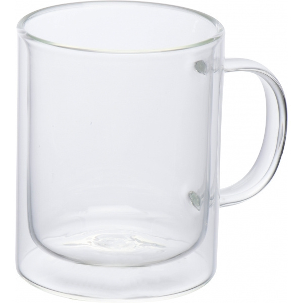 Logo trade promotional merchandise picture of: Double-walled cup CARACAS 350 ml