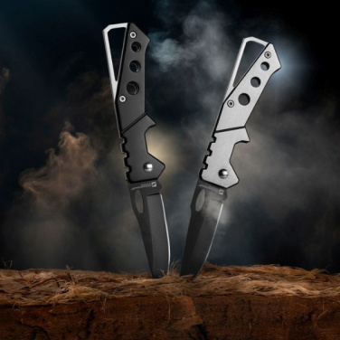 Logo trade promotional merchandise picture of: Folding knife GEDIZ Schwarzwolf