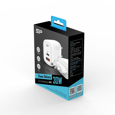 Logo trade promotional giveaway photo of: SILICON POWER fast charger QM25