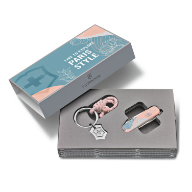 Logo trade promotional items image of: Victorinox pocket knife Classic SD, 58 mm, Celidor, Paris Style