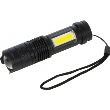Logo trade promotional gift photo of: Rechargeable flashlight AARHUS