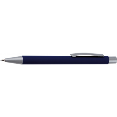 Logo trade corporate gifts image of: Mechanical pencil soft touch ANCONA