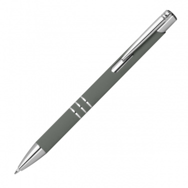 Logo trade promotional gift photo of: Semi gel pen soft touch DUNMORE