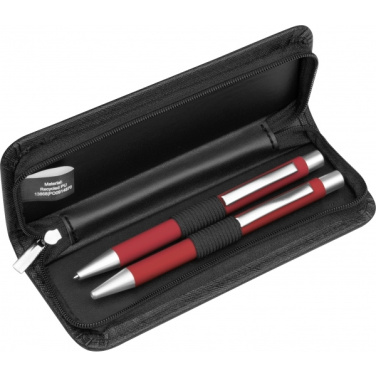 Logotrade promotional item image of: Writing set soft touch Uppsala