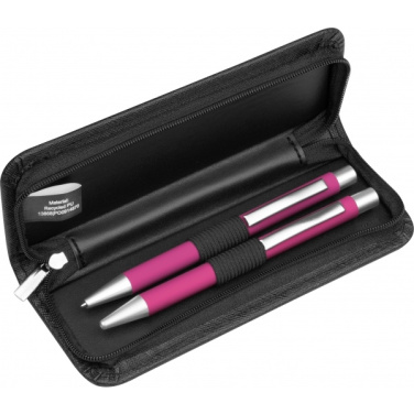 Logotrade promotional giveaway picture of: Writing set soft touch Uppsala