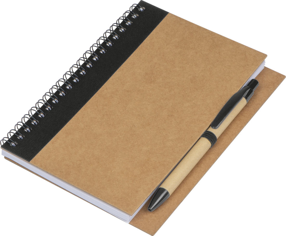 Logo trade promotional gifts picture of: Spiral notebook Ravenna