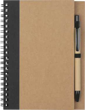 Logo trade promotional giveaways image of: Spiral notebook Ravenna