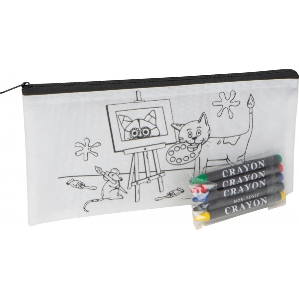 Logo trade promotional giveaways image of: Pen case Stockholm