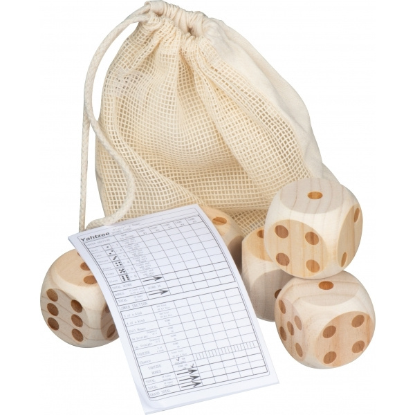 Logo trade promotional giveaway photo of: XXL dice set Las Vegas