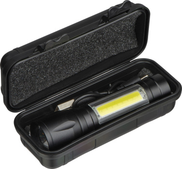 Logotrade promotional item picture of: Rechargeable flashlight Tokyo