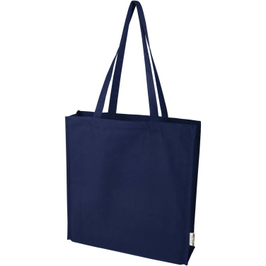 Logotrade promotional product image of: Florida 270 g/m² GRS recycled gusset tote bag 14L