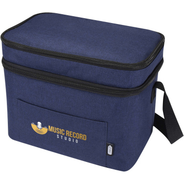 Logotrade promotional item image of: Tundra GRS RPET double compartments cooler bag 13L