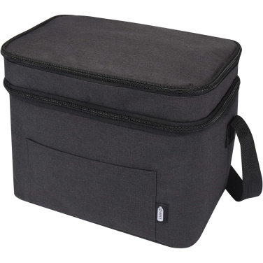 Logo trade promotional gift photo of: Tundra GRS RPET double compartments cooler bag 13L