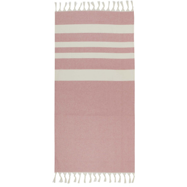 Logo trade promotional items image of: Anders hammam towel 147 x 75.5 cm