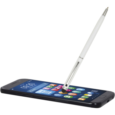 Logo trade promotional gifts image of: Ore aluminium ballpoint pen with stylus