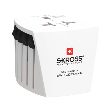 Logo trade promotional gifts picture of: SKROSS World Travel Adapter MUV Micro