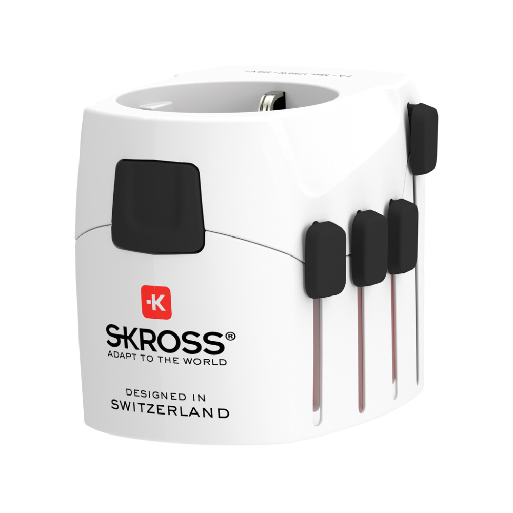 Logo trade corporate gifts picture of: SKROSS Pro 3-Pole World Travel Adapter
