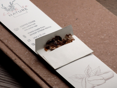 Logo trade promotional items image of: Recycled Coffee Notebook 209733900