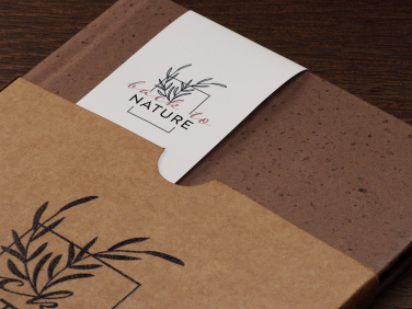 Logo trade promotional merchandise image of: Recycled Coffee Notebook 209733900