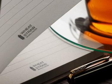 Logo trade promotional products image of: Recycled Banana Notebook 209734200