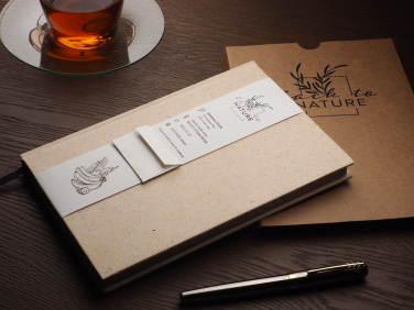 Logo trade promotional items picture of: Recycled Banana Notebook 209734200