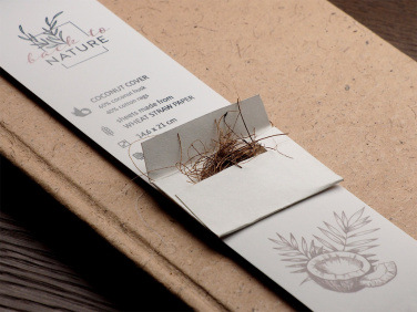 Logotrade promotional gift image of: Recycled Coconut Notebook 209734100