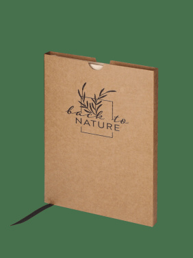 Logo trade promotional items image of: Recycled Coconut Notebook 209734100