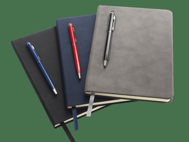 Logo trade business gift photo of: Magnetic notebook with a pen 124715100