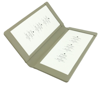 Logo trade advertising products image of: Menu cover 1062119