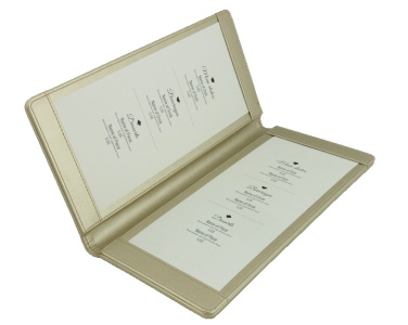 Logo trade business gift photo of: Menu cover 1062119