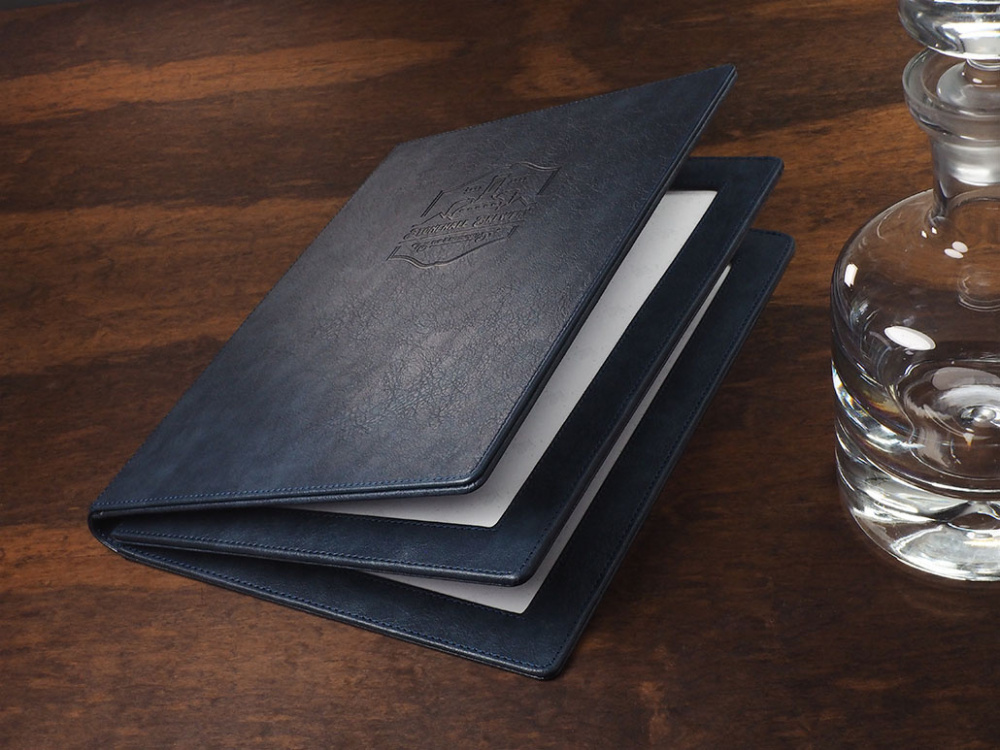 Logo trade promotional merchandise picture of: Menu cover 1065327
