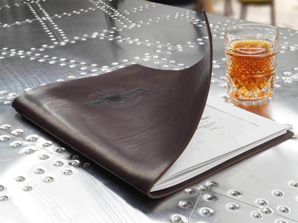 Logo trade promotional giveaways image of: Menu cover Ambiente 1178141