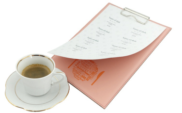 Logo trade promotional items image of: Clipboard menu 1028094