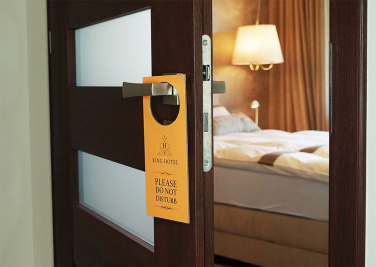 Logo trade promotional giveaways image of: DND door sign 1007094