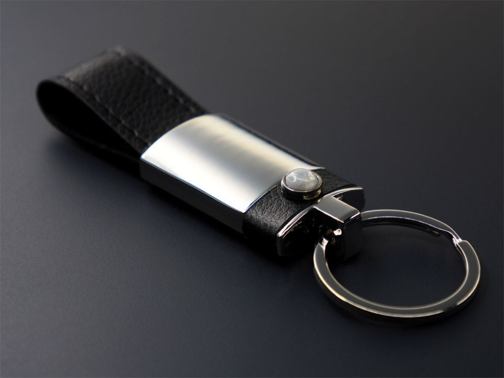 Logotrade advertising products photo of: Moonstone Keyring 1295095