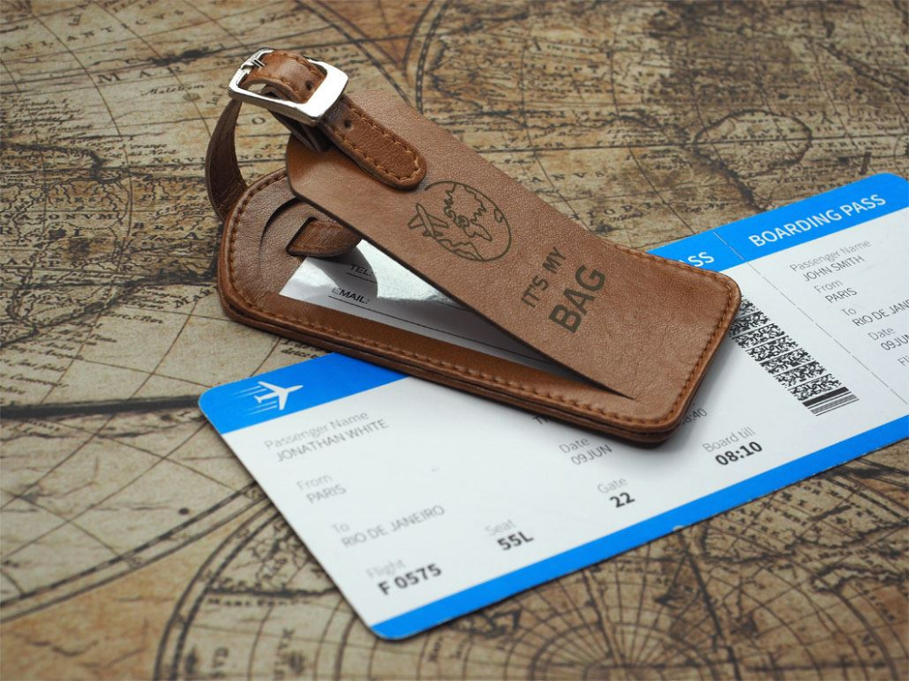 Logo trade promotional product photo of: Luggage tag 1155119