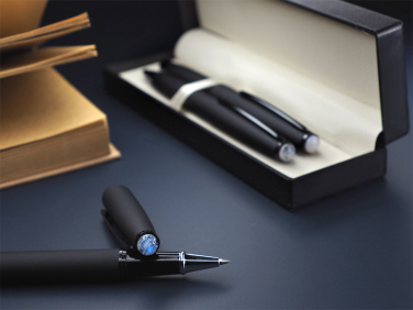 Logo trade promotional merchandise picture of: Moonstone Pen set 1287036