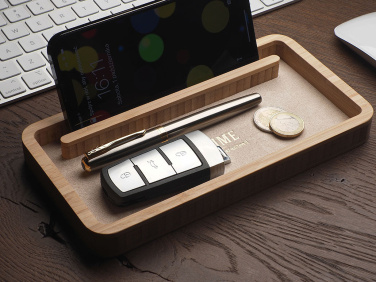 Logo trade corporate gift photo of: Wooden desk organiser 1850292