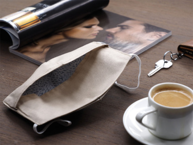 Logo trade business gift photo of: VENUS PRO cotton face mask with a pocket an HEPA filter 1378165