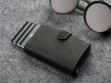 Logotrade promotional gift picture of: RFID wallet - Hunter Leather 2109284