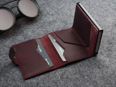 Logo trade corporate gifts picture of: RFID wallet - Hunter Leather 2109284