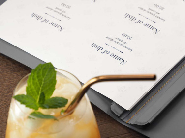 Logo trade promotional gifts image of: Menu cover 1765094